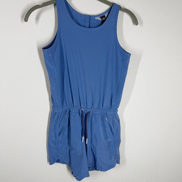 Athleta Girl Romper Size Medium (8/10) Light Blue - Picture 1 of 3
